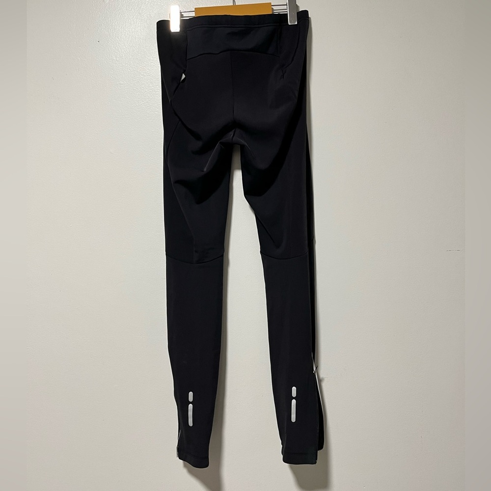 Mountain Equipment Co-op Men’s Black Fleece-Lined Tights Size Large - Reflective - Picture 8 of 15